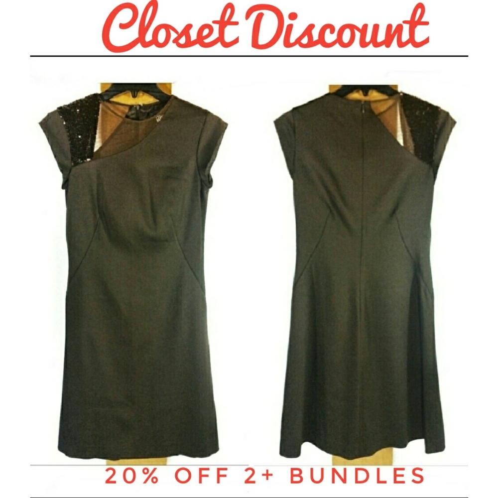 Worth Sequin Formal A-line Cocktail Dress (B)